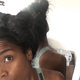 I try to keep my hair in a top-knot when working out. This way the ends stay away from moisture.